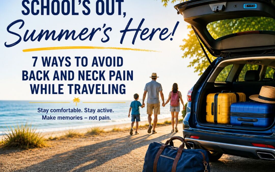 School’s Out, Summer’s Here: 7 Ways to Avoid Back and Neck Pain While Traveling
